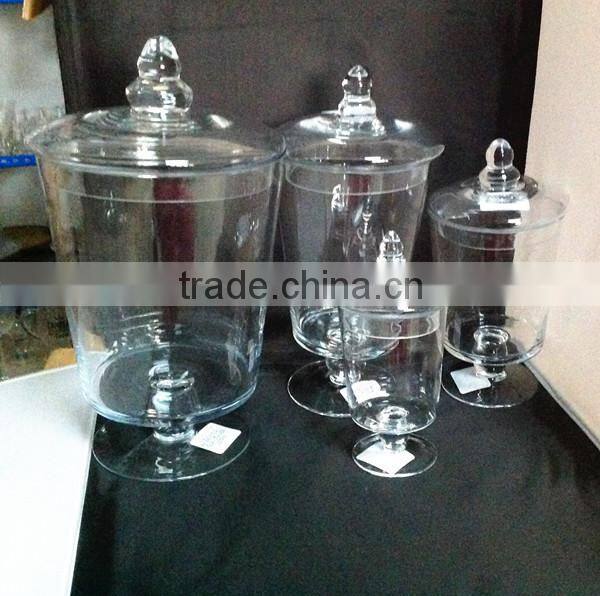 food use and eco- friendly feature glass storage jar for kitchen