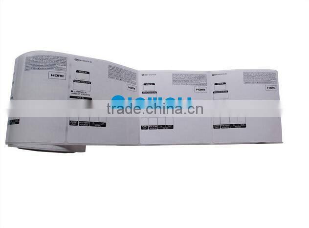 (2014 Hot )Custom self adhesive barcode label paper, shipping labels, direct thermal label sticker, scale label,