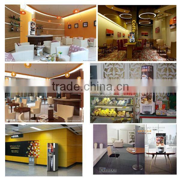 Small coffee vending machine and instant coffee vending machine with CE approval