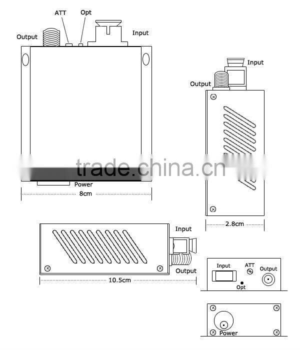 CATV FTTH Optical Receiver /optical node/agc ftth receiver