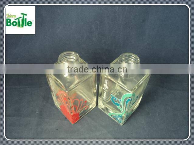 120ml square glass bottle/aroma reed diffuser