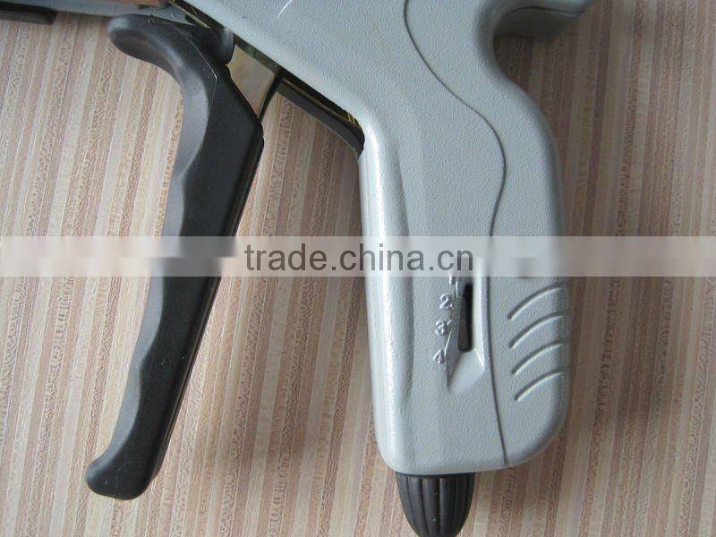 stainless steel cable tie tool for tensioning and cutting stainless steel cable ties