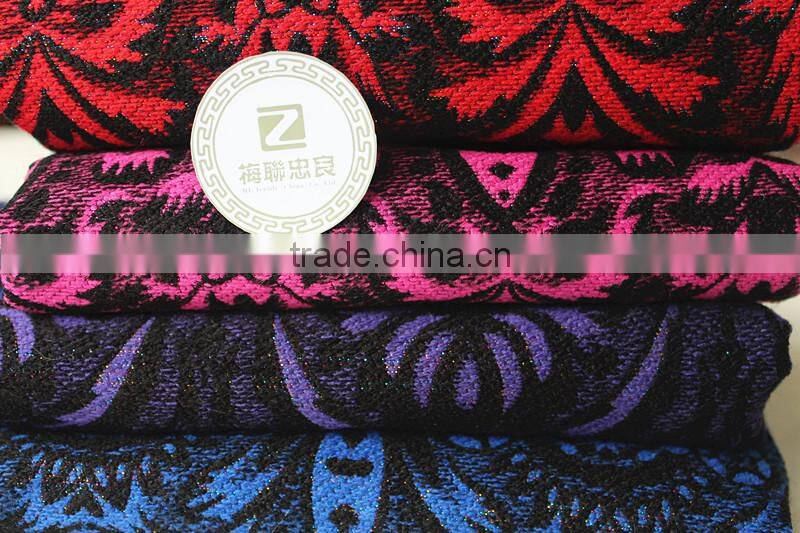 Jacquard acrylic yarn dyed