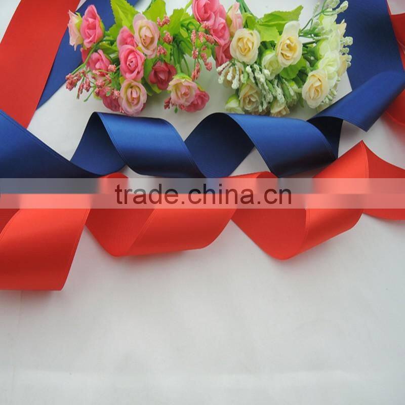 Wholesale 2" inch polyester ribbon for flower wrapping,satin ribbon for flower wrapping,top quality ribbon for flowewr wrapping