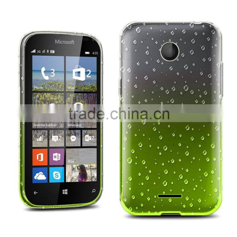 bulk buy from china Gradient TPU Back Case Cover Skin for Microsoft Nokia Lumia 435 3d ultra raindrop cases china suppliers