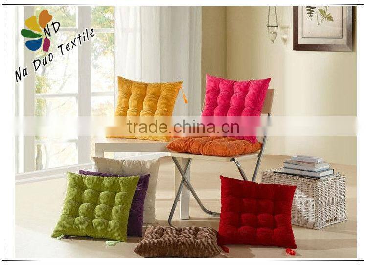 Corduroy Chair Seat Sponge Cushion