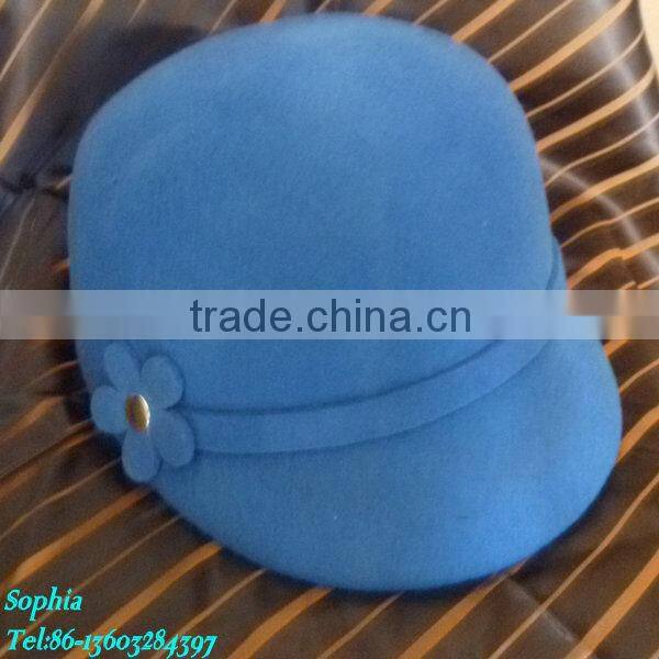 2013 Fashion Wool Felt Polo Hat/Butterfly Riding Cap