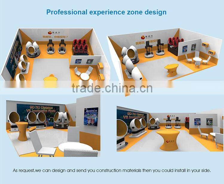 3D Glasses Virtual Reality 1-3 seats egg 9D Cinema equipment 9dvr