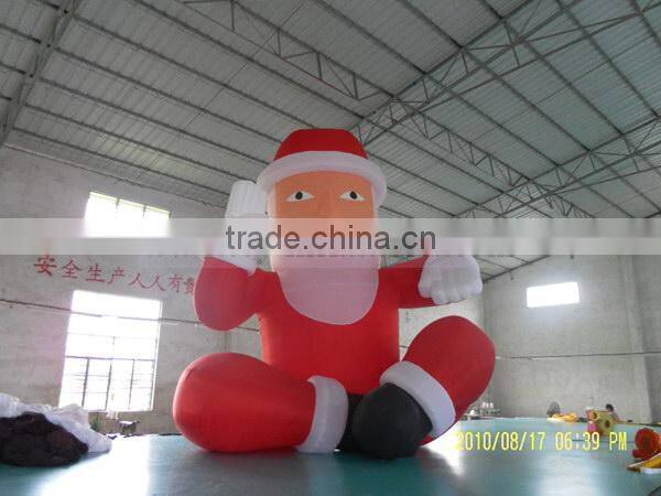 Most popular cheap inflatable santa claus toy
