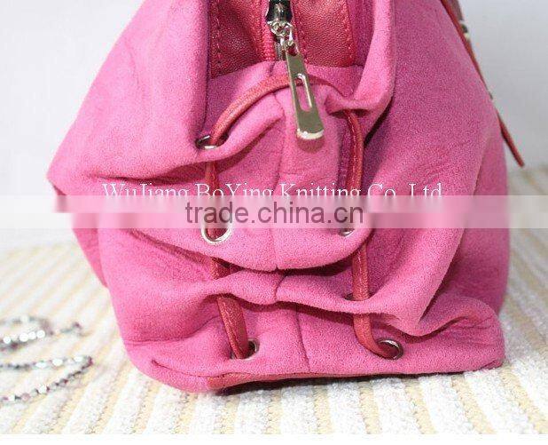 durable polyester suede fabric for fashion bags