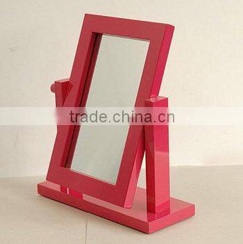 Fashion design wooden table mirror