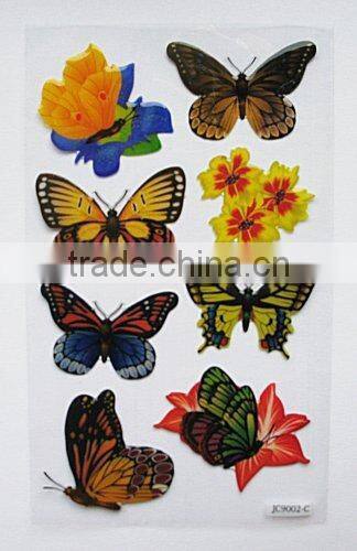 Promotional butterfly epoxy resin sticker