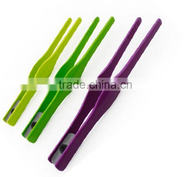Silicone Gripper Tongs silicone and Stainless Steel Tongs