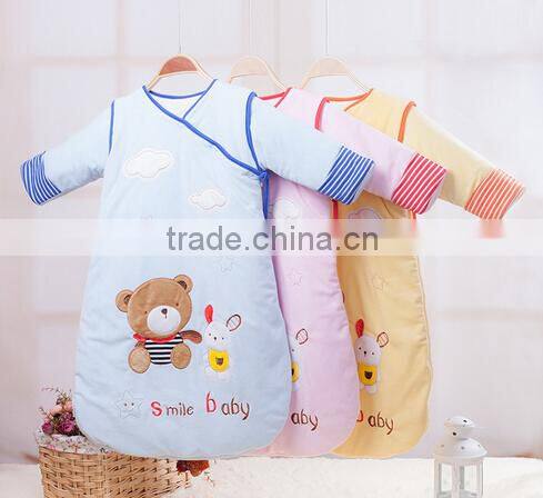 Lovely pink design cotton baby sleeping sack