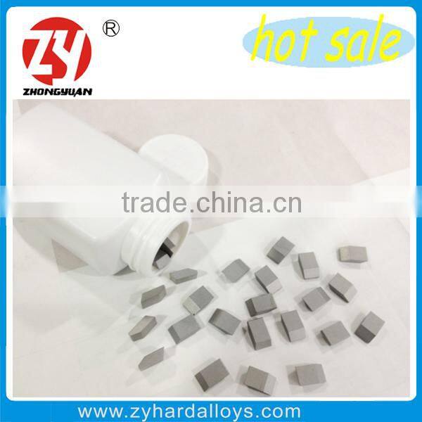 sintered YG8 MKW series cemented carbide saw tips for hard wood