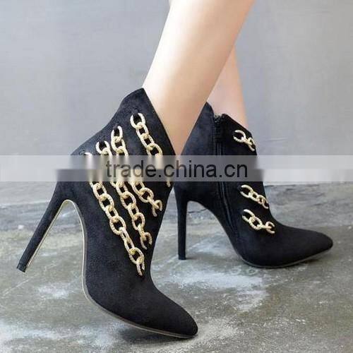 women heel shoes newest designs christmas shoes 2017 PF4409