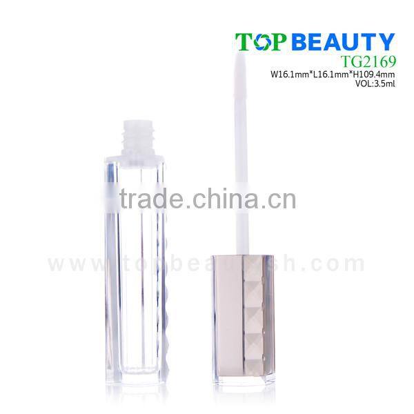 TG2169- 3.5ml Square Cute Empty Brand Name Lip Gloss