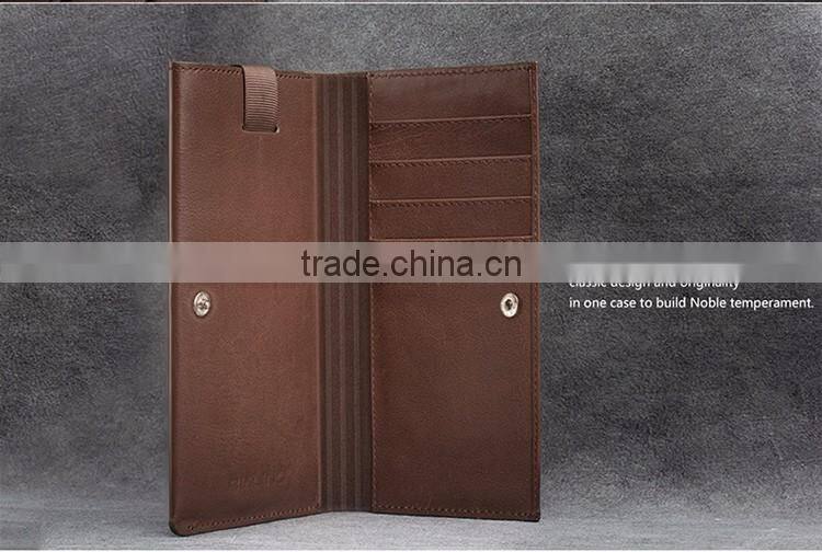 QIALINO hot sale online mobile phone case hot selling wallet case money pocket for iphone 6