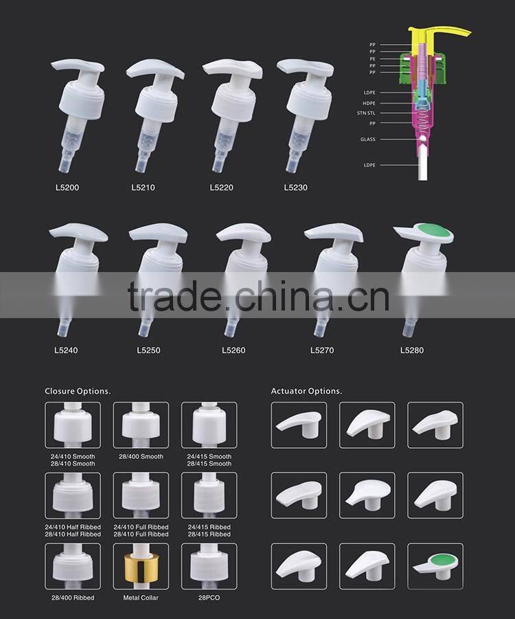 Plastic shampoo dispenser pump 24/410 lotion pump