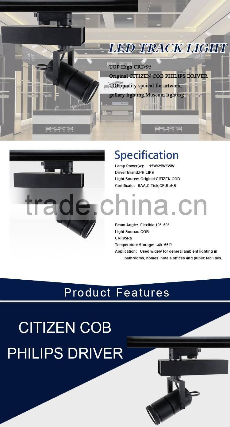 Best Brand RoHS rail track lighting