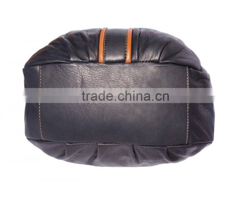 Handbag with long and adjustable strap handbags italian bags genuine leather florence leather fashion