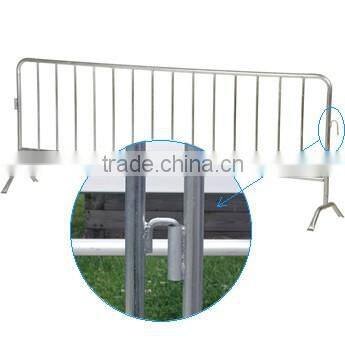 Safety metal fence pedestrian traffic temporary crowd control barrier