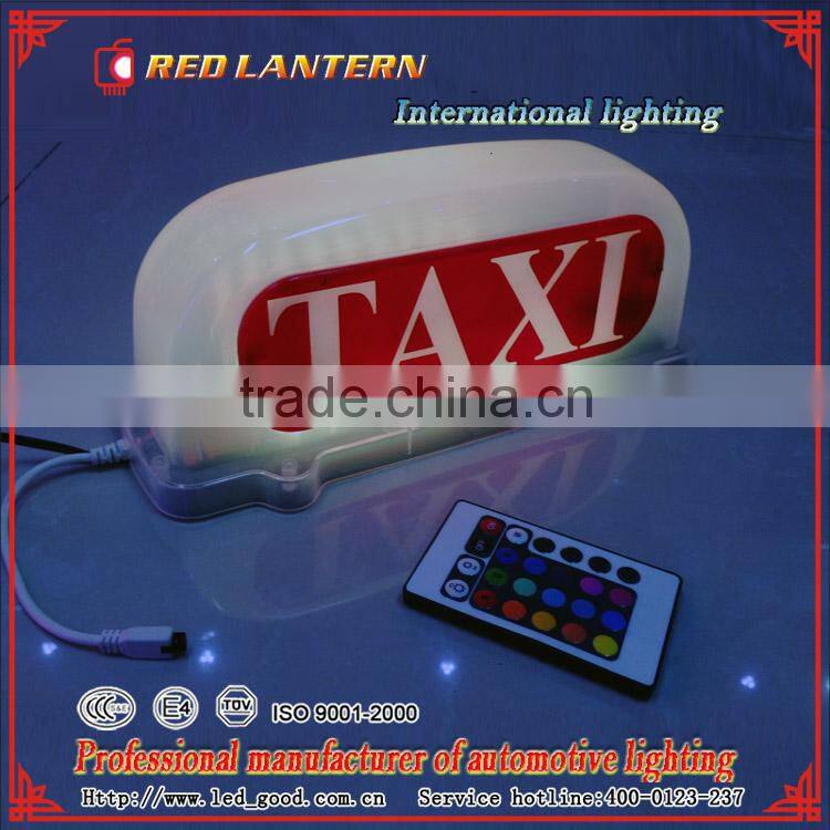 The taxi lights LED advertising