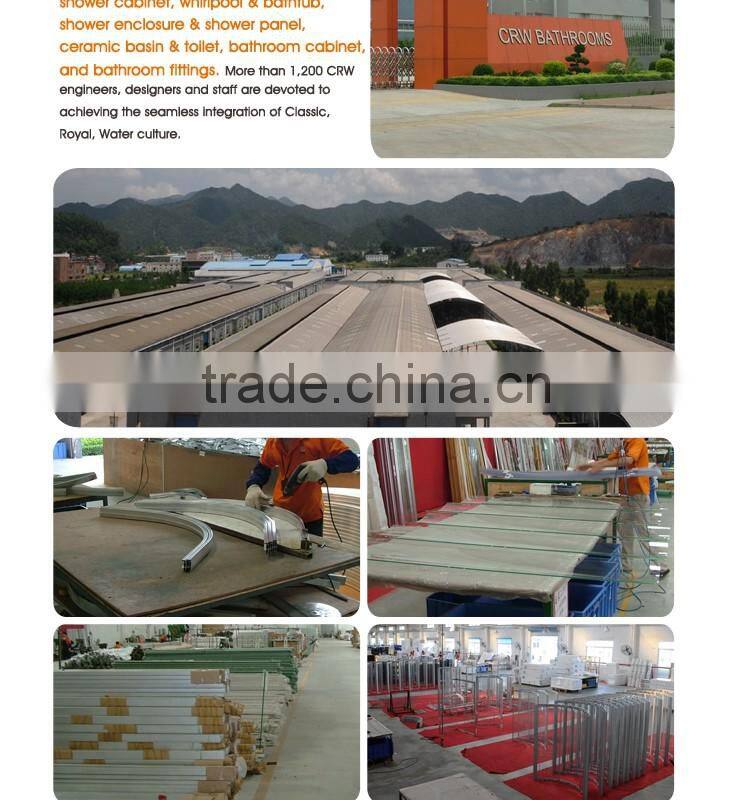 CRW FY0911 Glass Shower Cabin Freestanding Bath Cabin