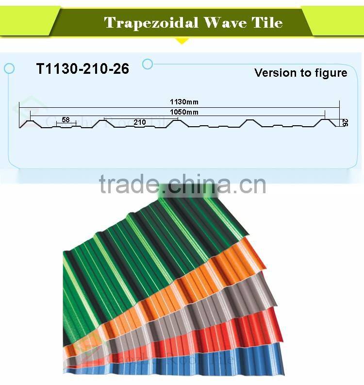 2016 new products long service life building materials cheap roof tiles prices PVC online shopping india