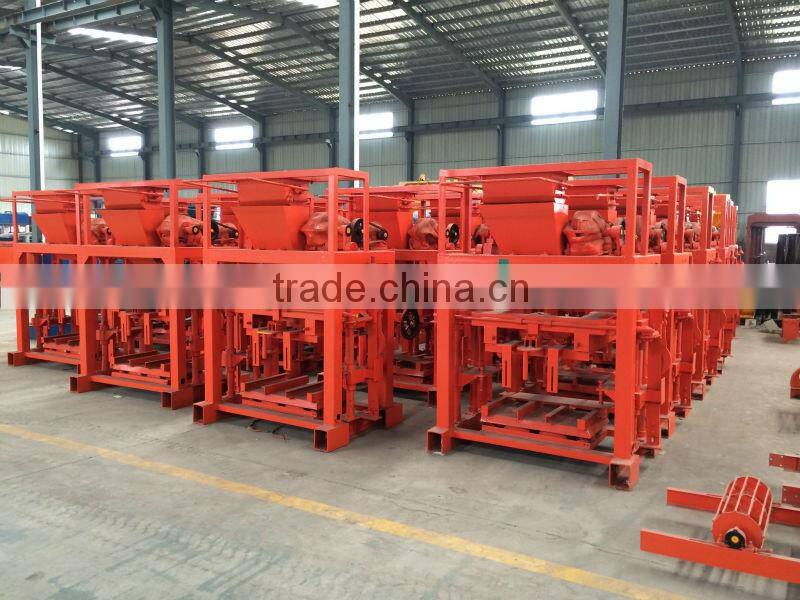Germany technology QT40-1 Semi-automatic concrete block production line