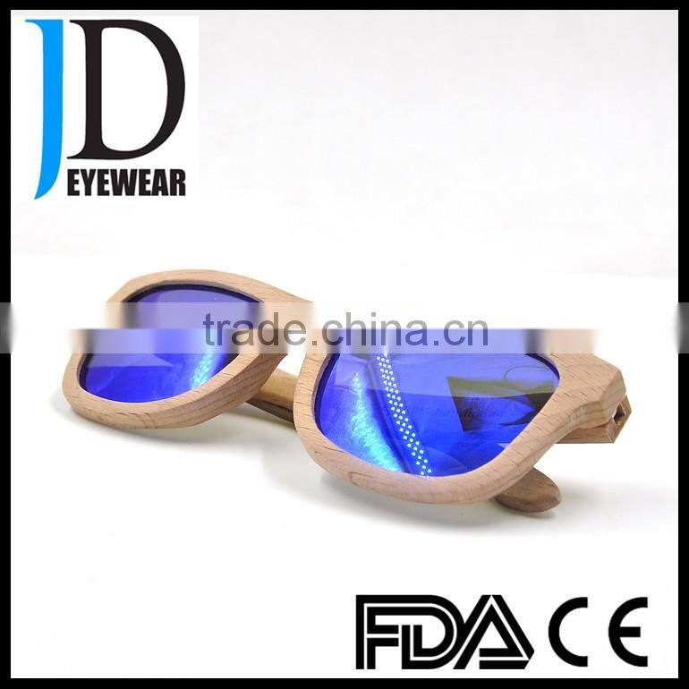 Hot Selling Custom Sunglasses Importers Hong Kong Manufacturer wood Rectangle Sunglasses