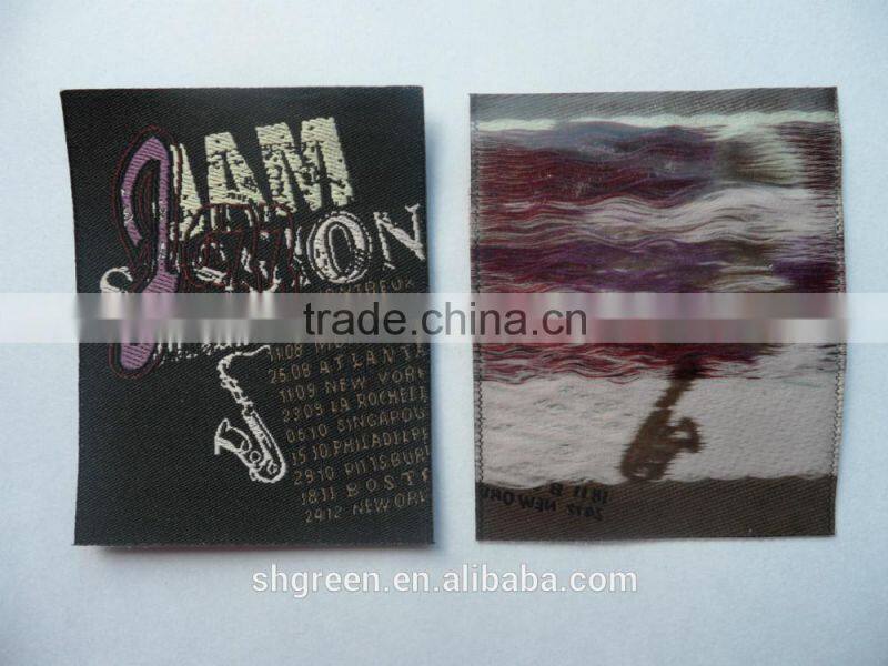 straight cut stitch weaving garment patch