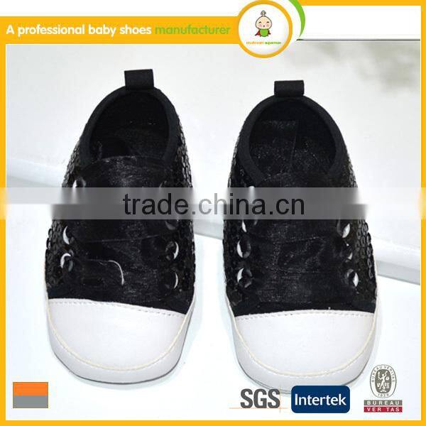 New style hot sale 0-24 month handmade wholesale Sequins colorful cheap beautiful baby girl shoes