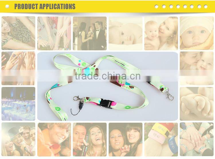 New arrival widely use quality-assured bling lanyard with name tag