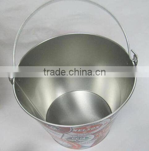 Manual/Semi-automatic Tin Can Roll Forming Maker For Beer Ice Bucket Promotion Barware Wine Cooler Tin Bucket Production Line