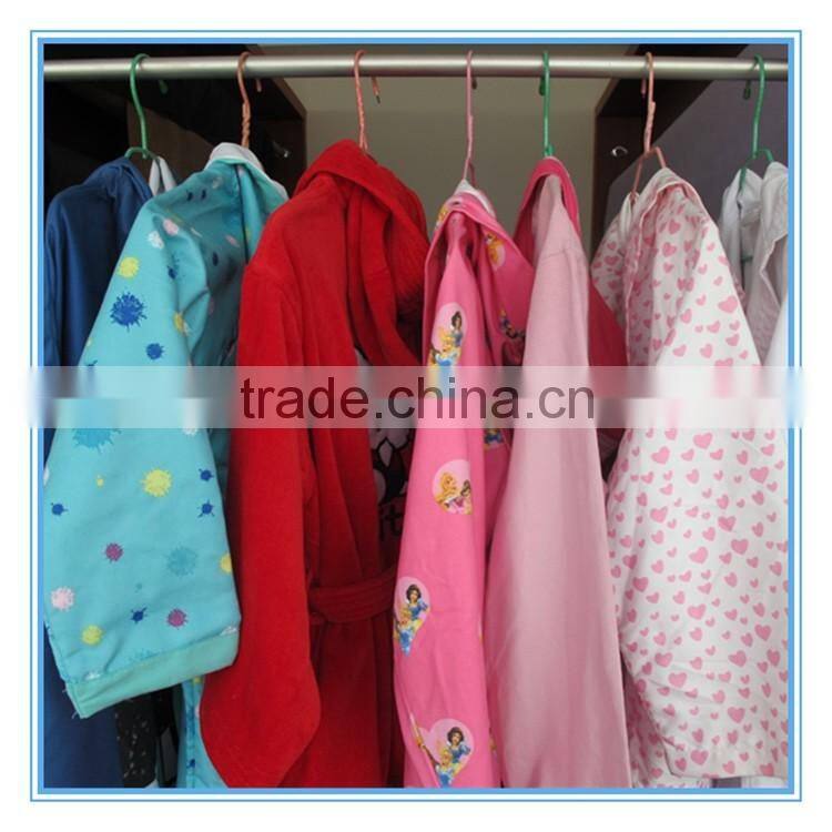 Personalized Light weight microfiber Children bath robe