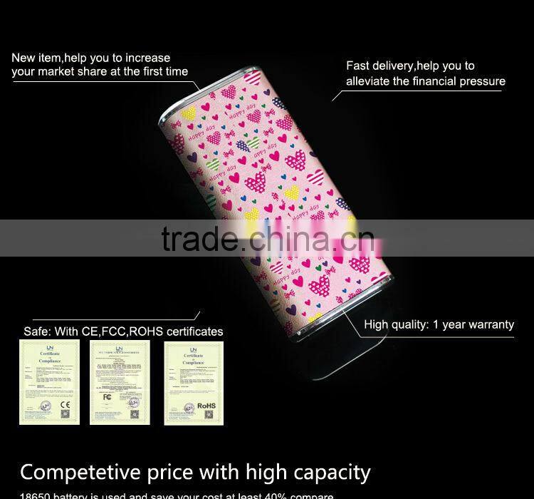 2015 top selling best quality rohs harga power bank 4400mah for samsung