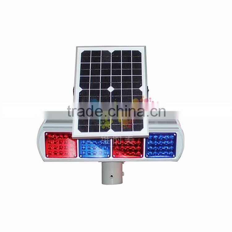 new 2016 traffic flashing light road safety strobe solar power led warning light