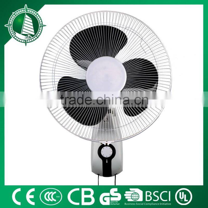 70W wall mount ceiling fan with LED light