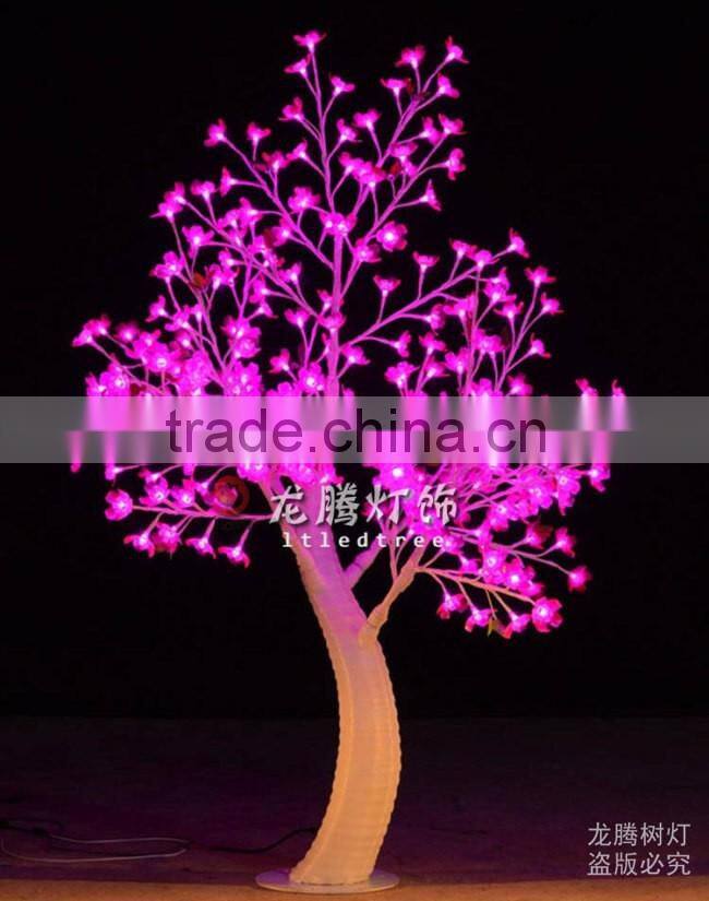 Customer customize Artificial Led outdoor lighted trees