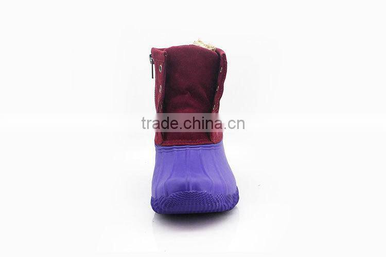 High quality Latest design Waterproof pvc transparent rain boots for kids