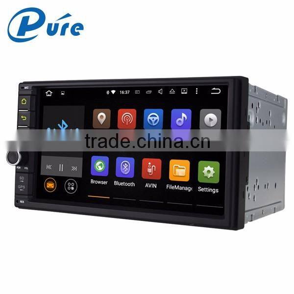 Double din touch screen car stereo gps radio bluetooth player android5.1.1 dvd player for car