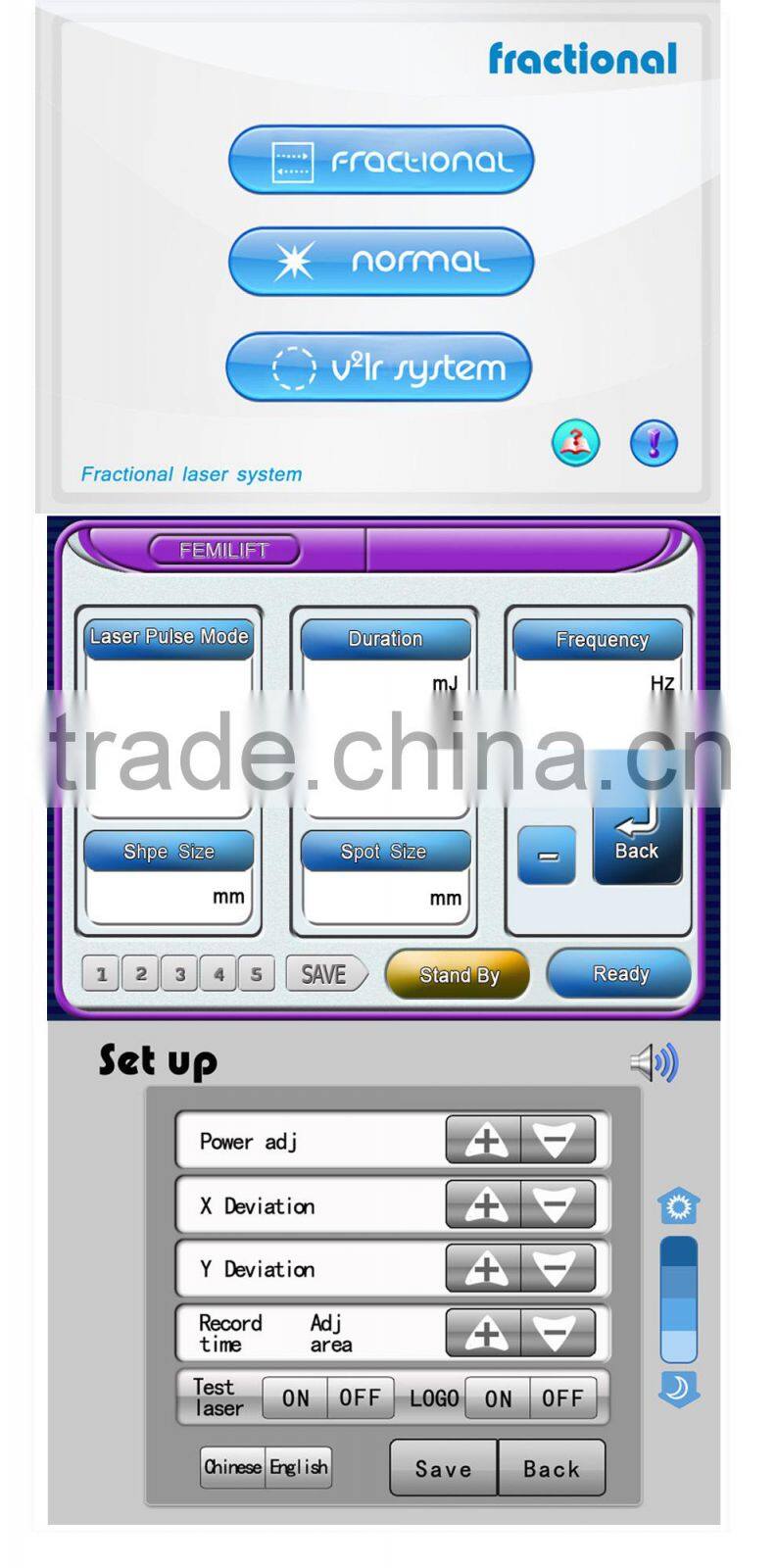 high quality RF tube CO2 fractional laser vaginal tightening with ce