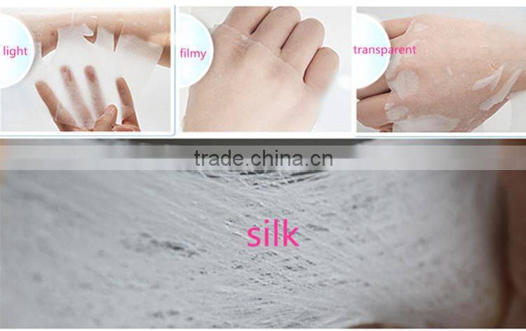 Natural Silk Moisturizing Facial Mask ageless Shrink Pores Anti Aging Anti Wrinkle Skin Care
