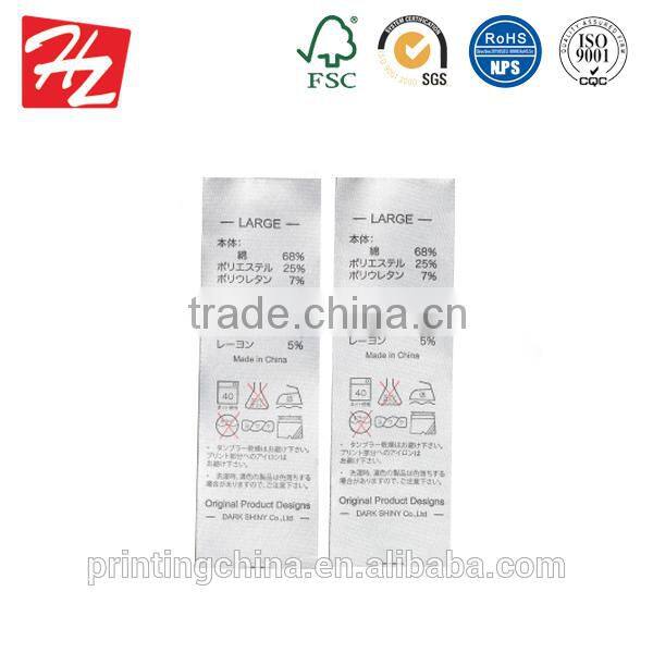 Garment use hang tag with plastic tags with great price