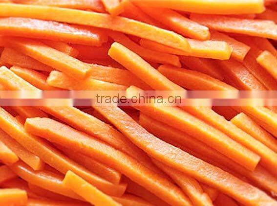 Healthy frozen organic carrot, iqf carrot