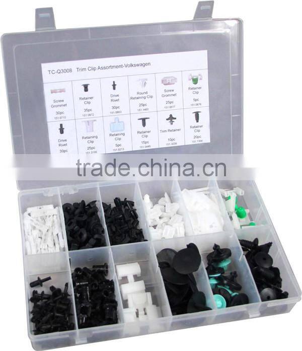 TC BV Certification 160pc Hardware Assorted Auto Plastic Fasteners