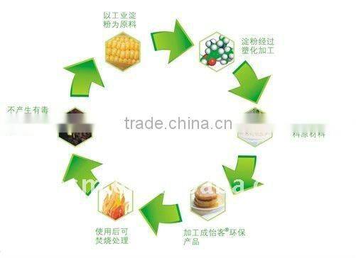 eco friendly shampoo bottle made from cornstarch