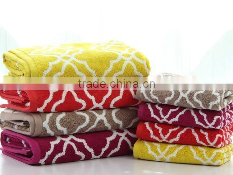 Bath towel 100% cotton cotton jacquard towel hotel towel