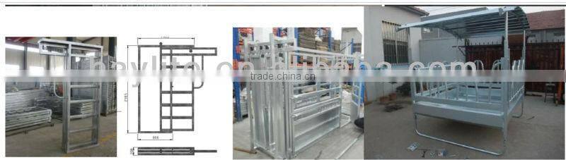 Cow cattle galvanized headbail with head lift